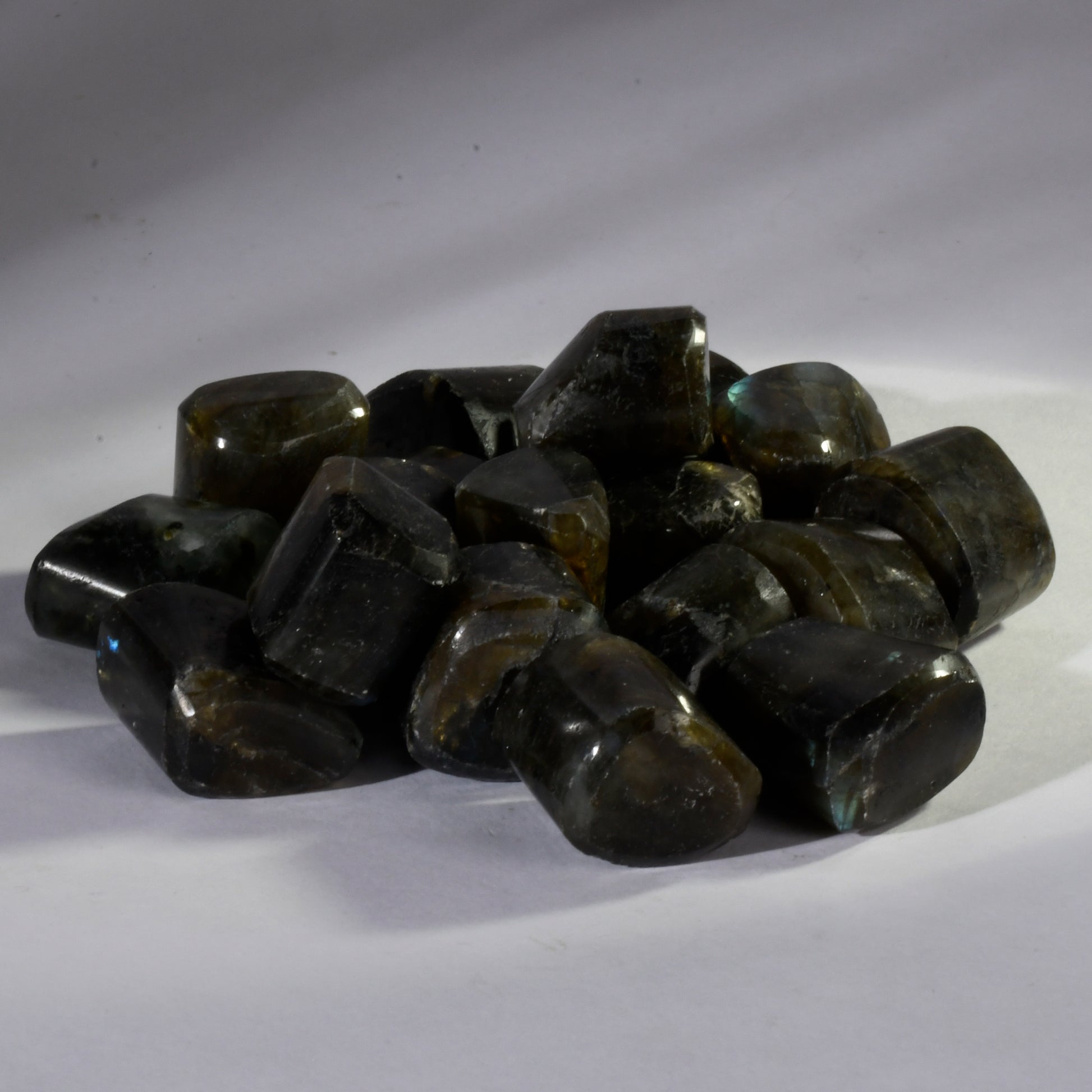 Real Labradorite Crystal Tumbles/Tumbled Stone