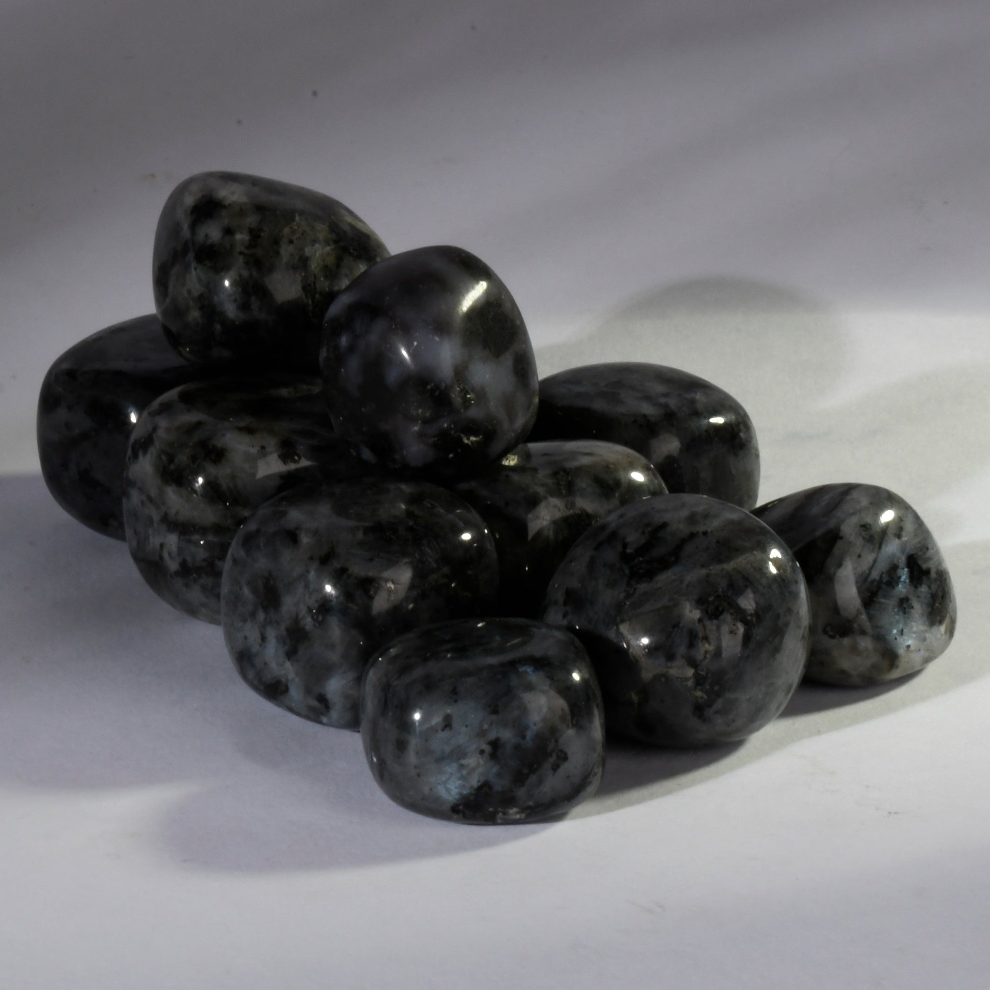 Real Larvikite Crystal Tumbles/Tumbled Stone