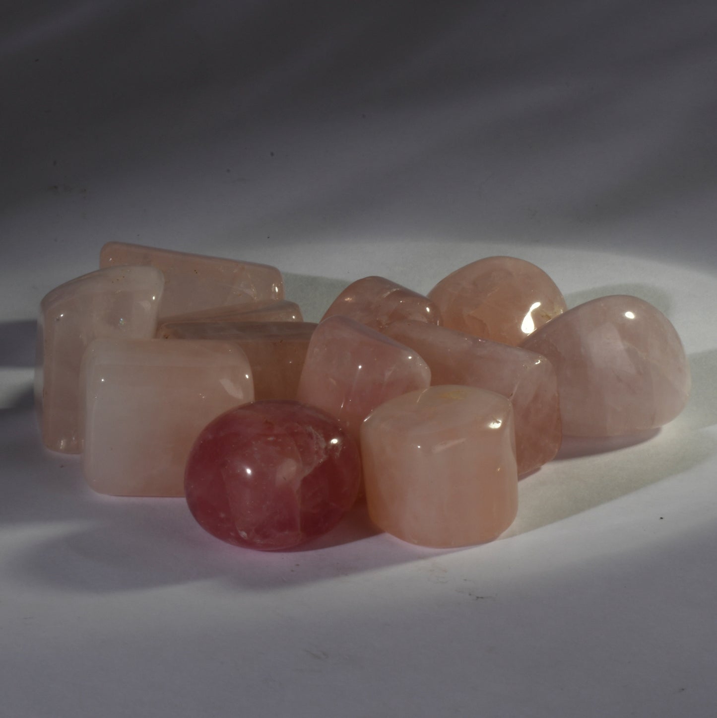 Real Rose Quartz Crystal Tumbles/Tumbled Stone