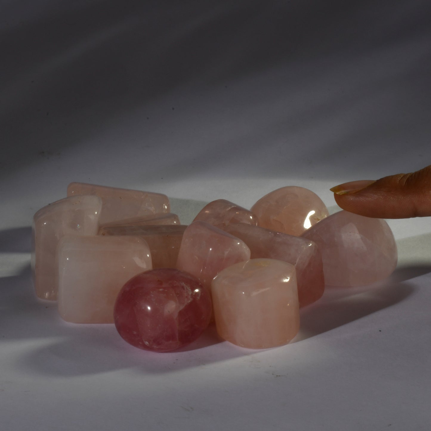 Real Rose Quartz Crystal Tumbles/Tumbled Stone