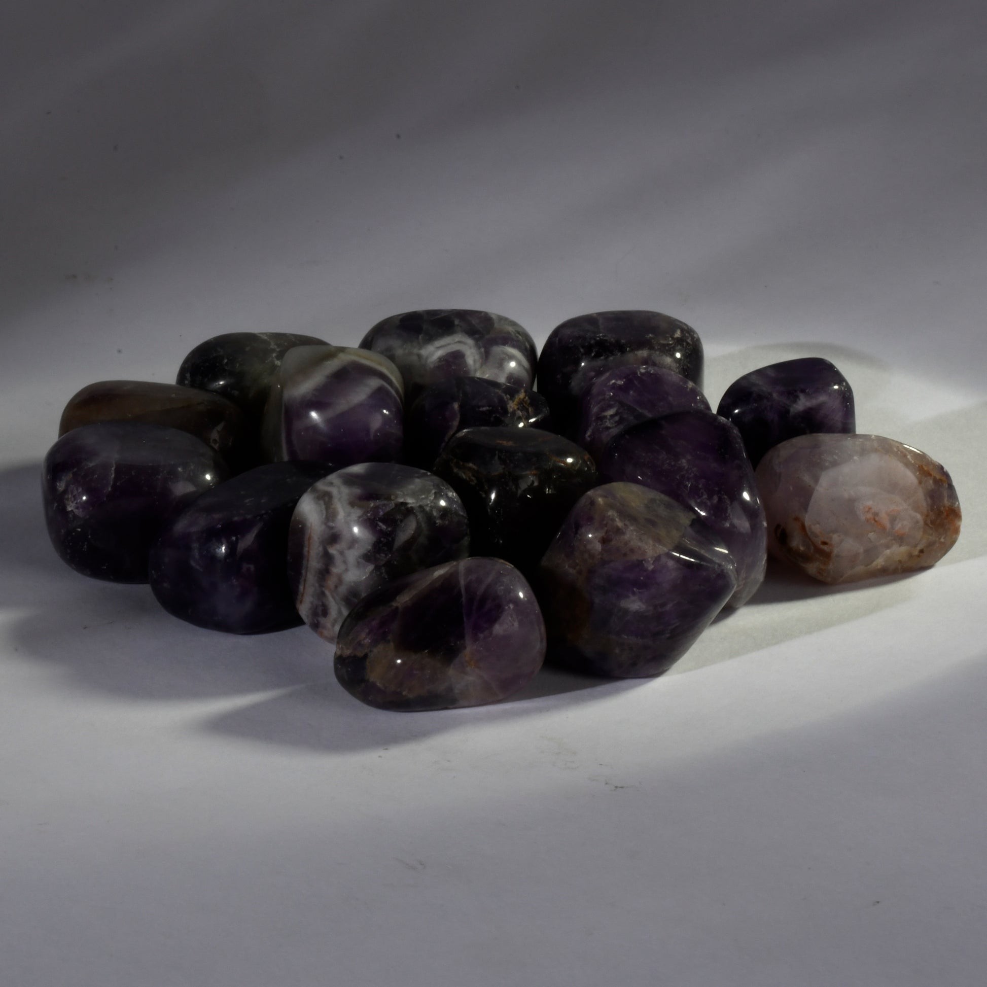 Real Amethyst Crystal Tumbles/Tumbled Stone