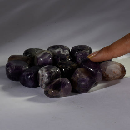 Real Amethyst Crystal Tumbles/Tumbled Stone