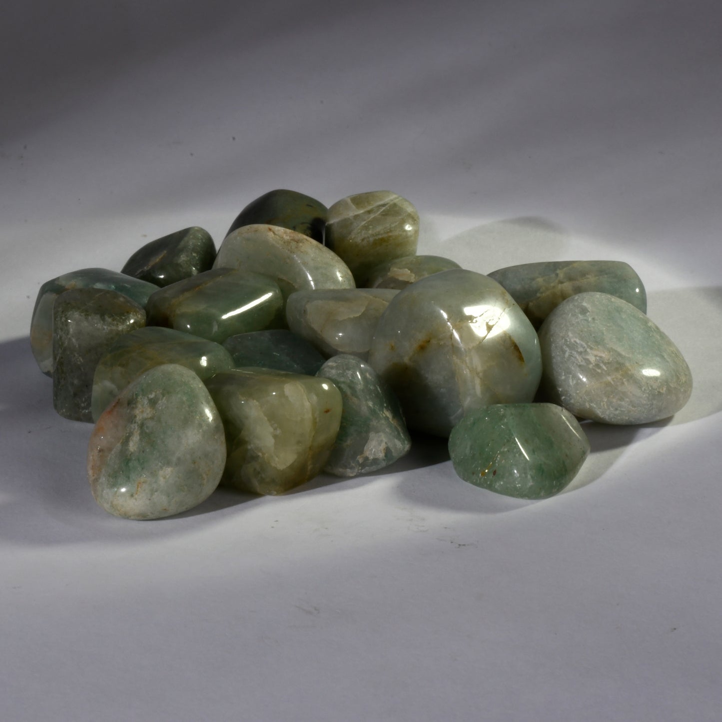 Real Aquamarine Crystal Tumbles/Tumbled Stone