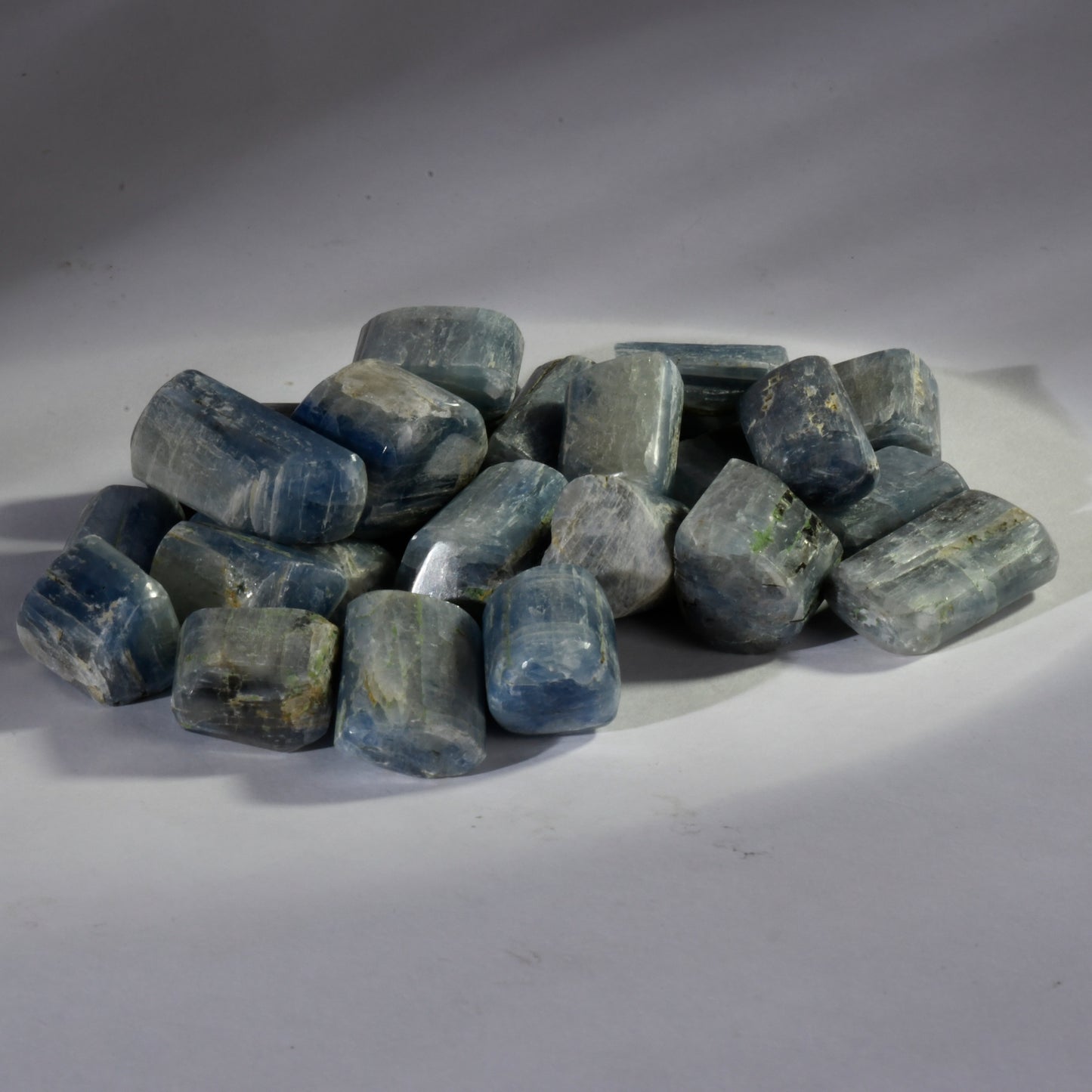 Real Blue Kyanite Crystal Tumbles/Tumbled Stone