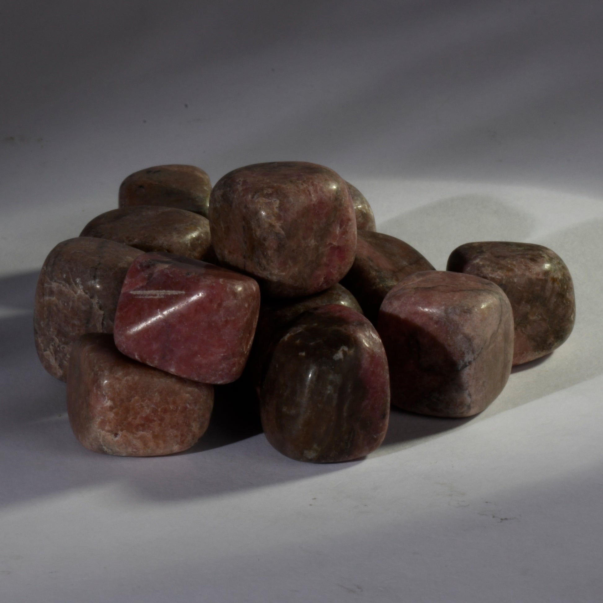 Real Rhodonite Crystal Tumbles/Tumbled Stone