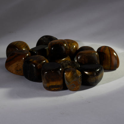 Real Tiger Eye Crystal Tumbles/Tumbled Stone