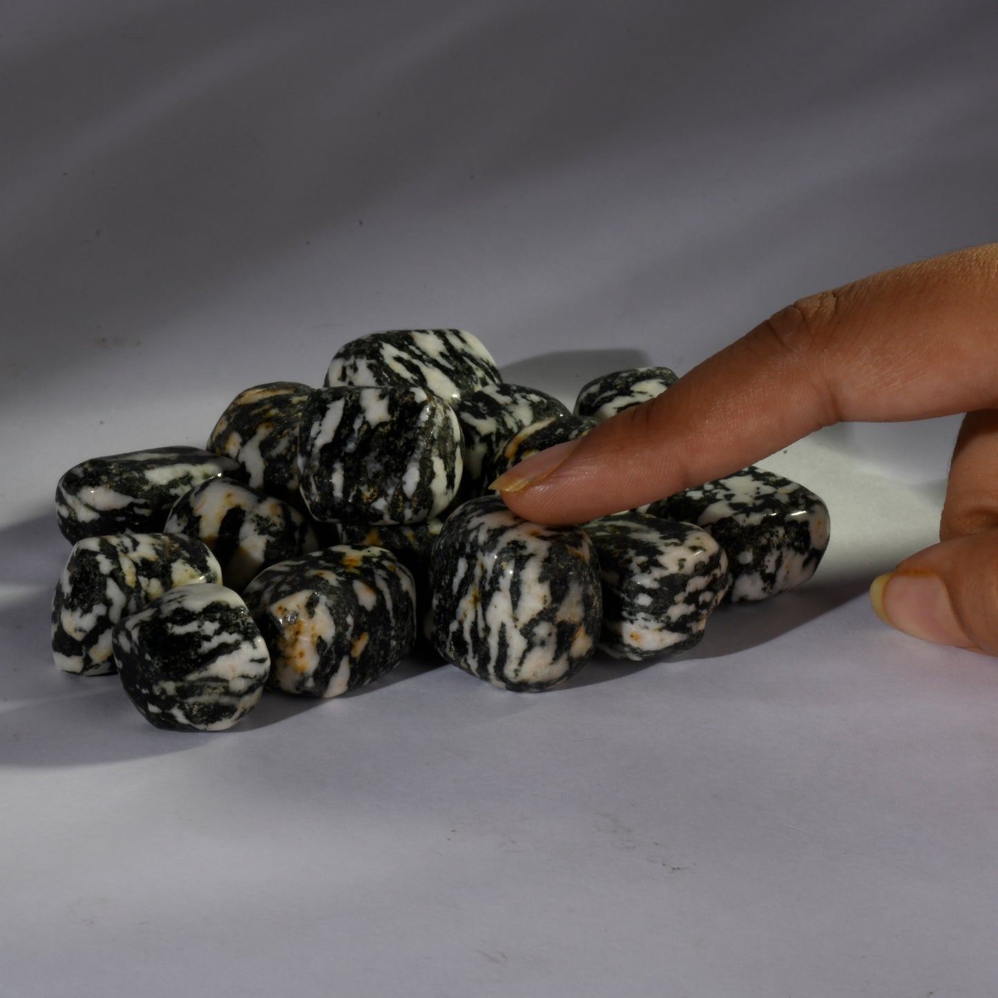 Real Zebra Jasper Crystal Tumbles/Tumbled Stone