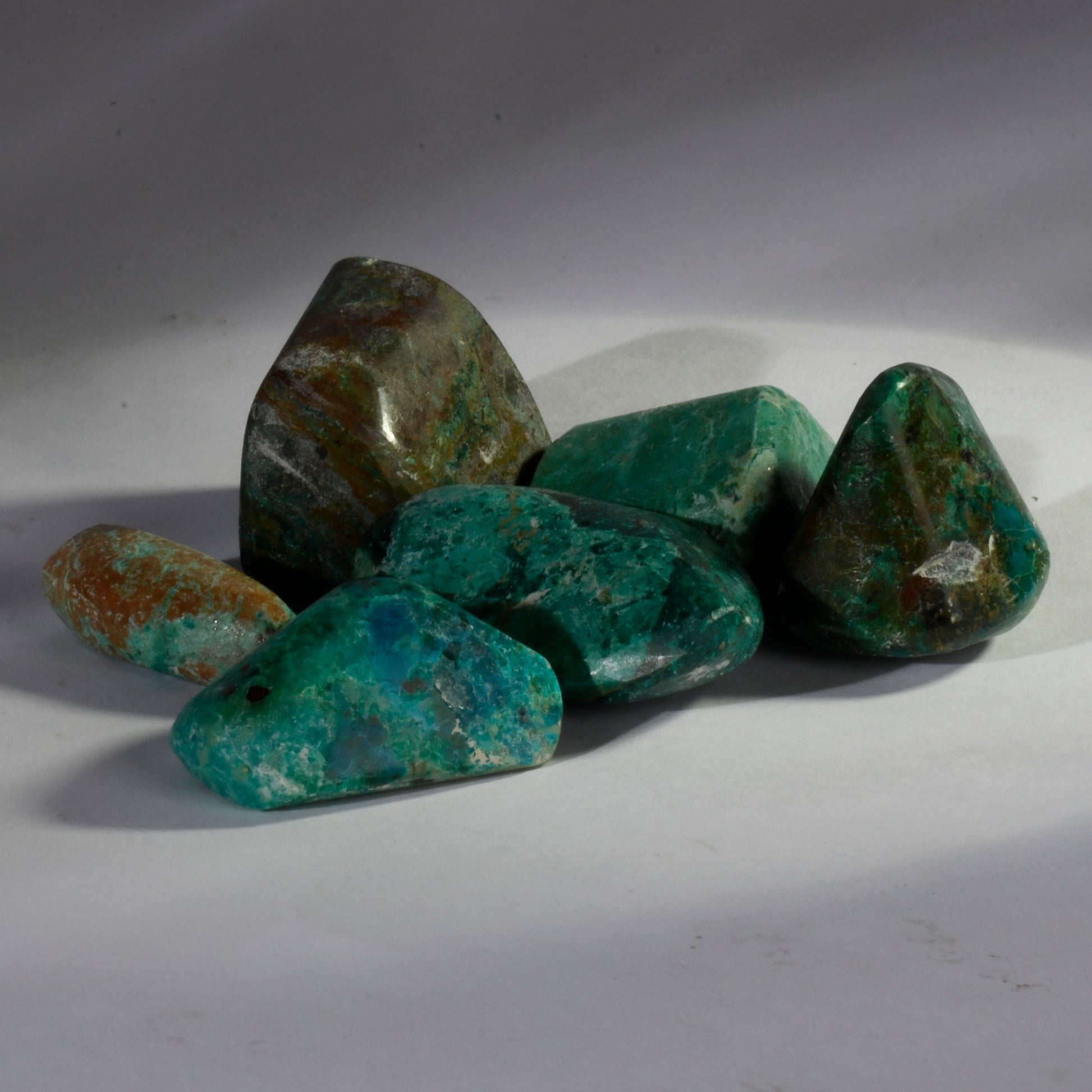 Real Chrysocolla Crystal Tumbles/Tumbled Stone