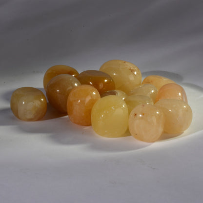 Real Yellow Aventurine Crystal Tumbles/Tumbled Stone