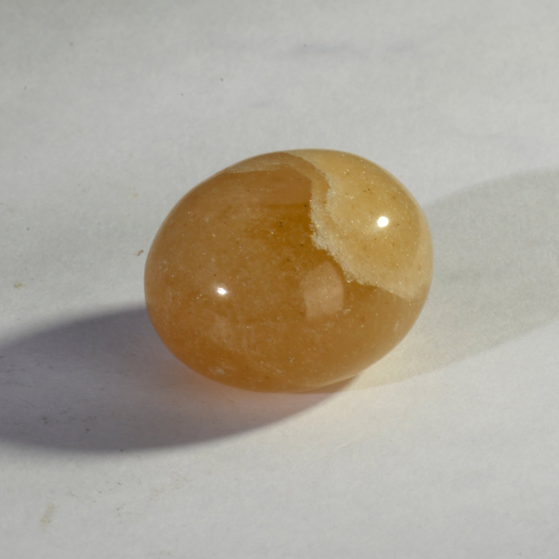 Real Yellow Aventurine Crystal Tumbles/Tumbled Stone