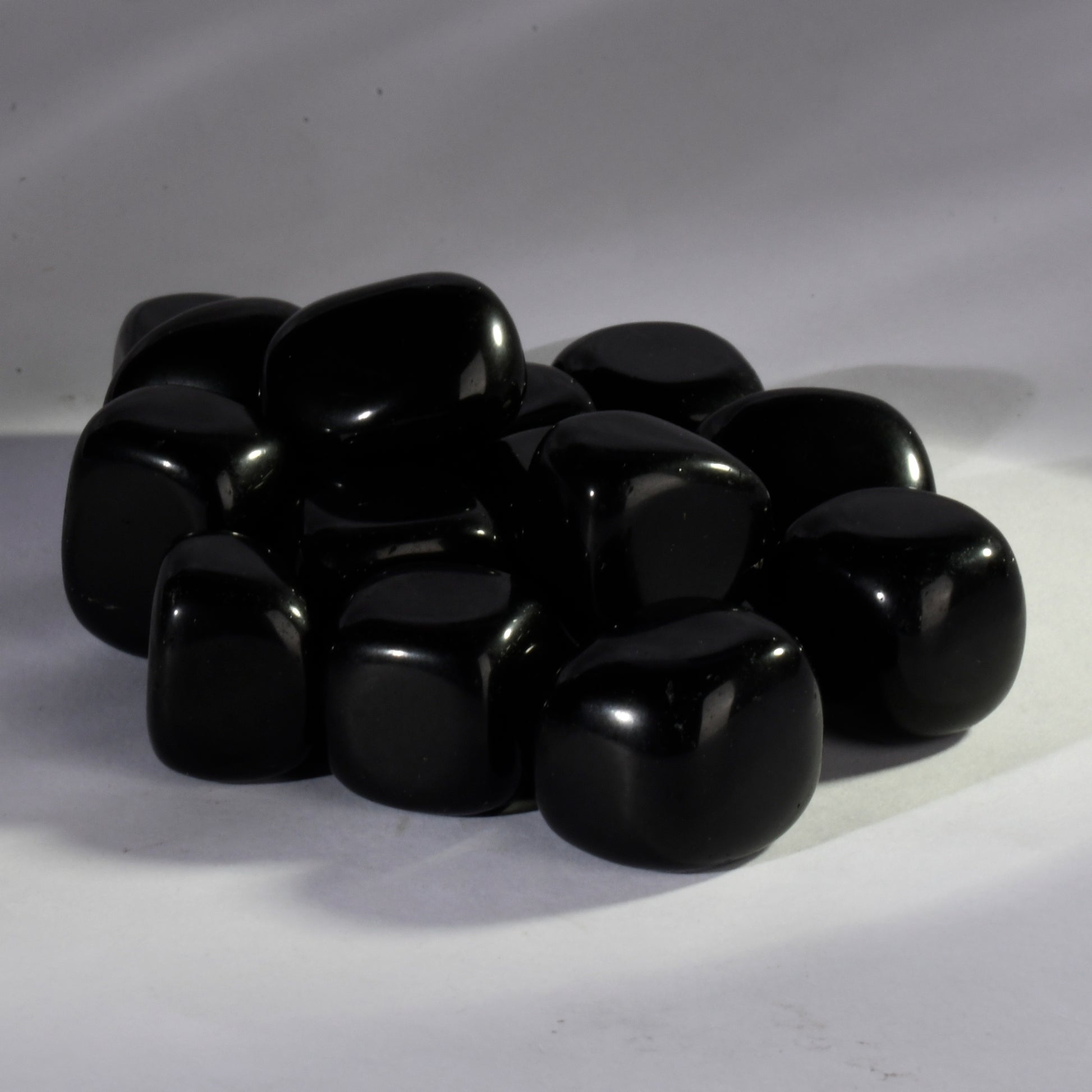 Real Black Obsidian Crystal Tumbles/Tumbled Stone