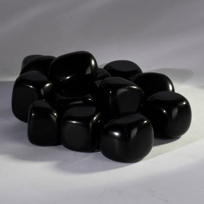 Real Black Obsidian Crystal Tumbles/Tumbled Stone