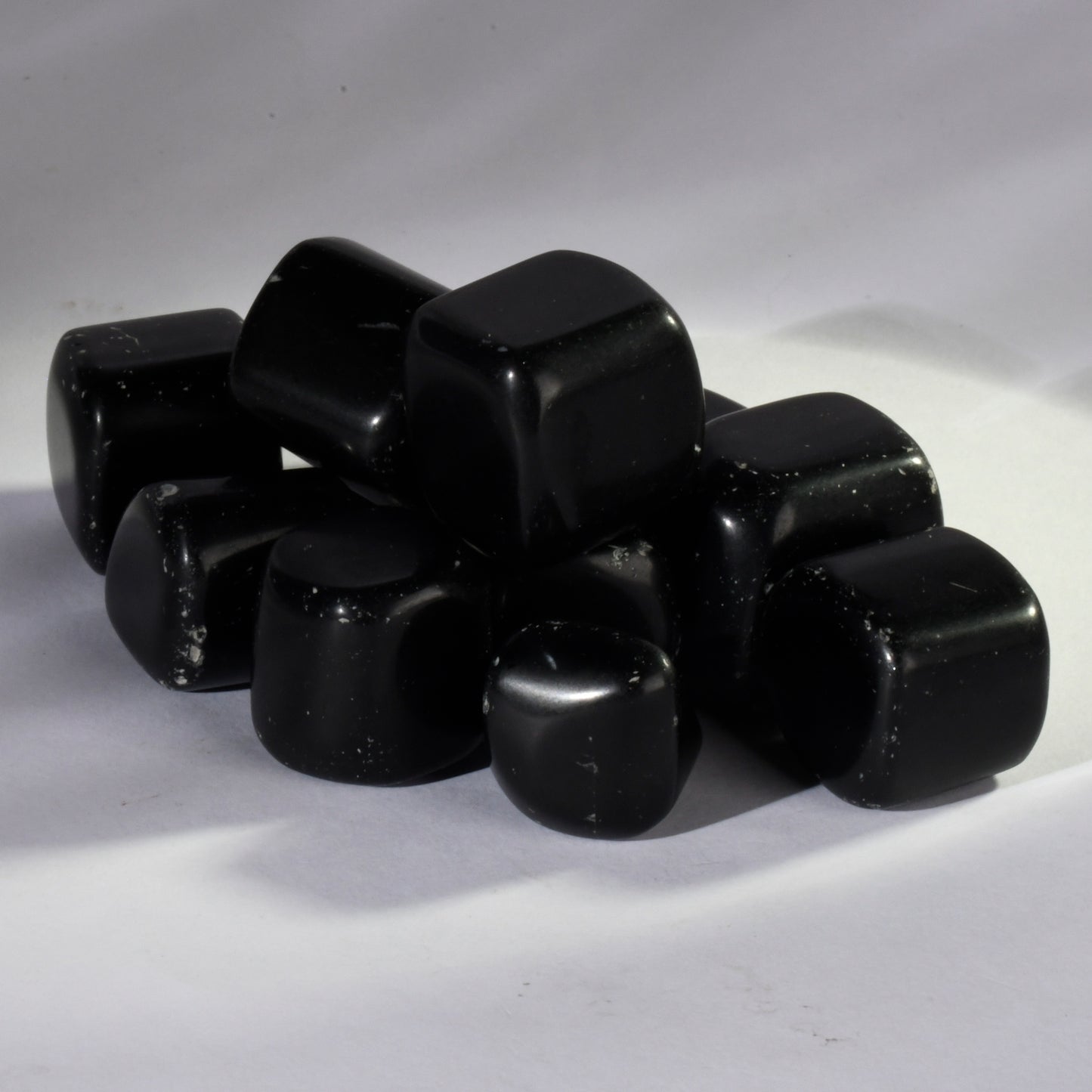 Real Black Tourmaline Crystal Tumbles/Tumbled Stone