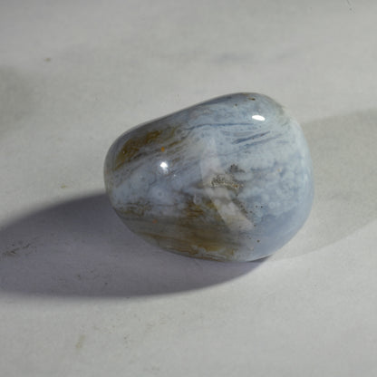 Real Blue Lace Agate Crystal Tumbles/Tumbled Stone