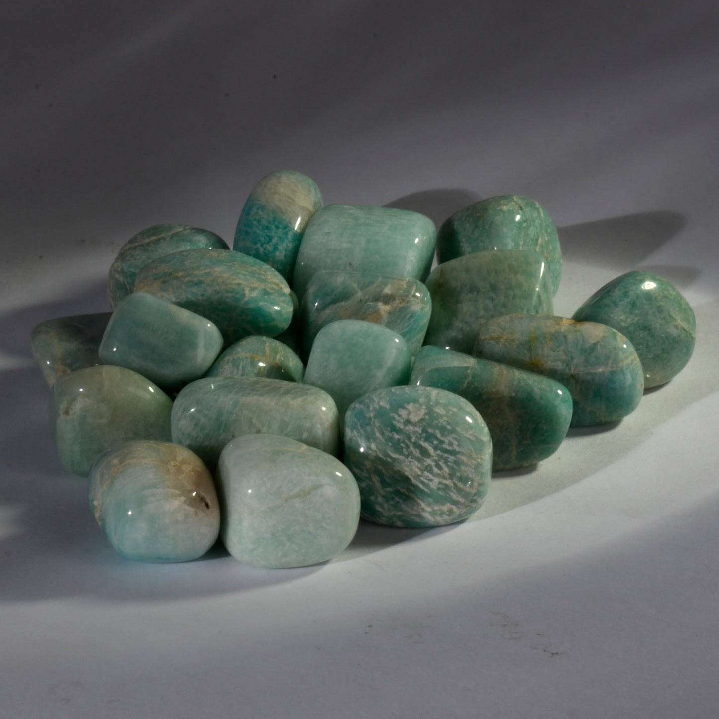 Real Amazonite Crystal Tumbles/Tumbled Stone