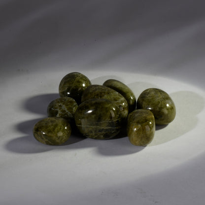 Real Vesuvianite Crystal Tumbles/Tumbled Stone