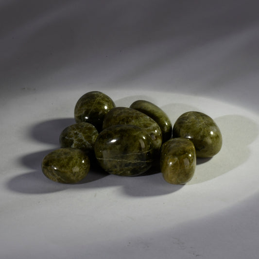 Real Vesuvianite Crystal Tumbles/Tumbled Stone