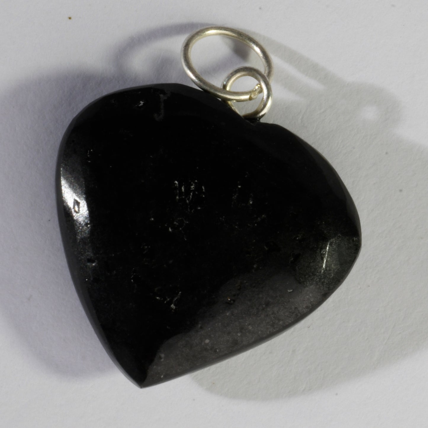 Real Black Tourmaline Mini Crystal and Stone Necklace Heart Shaped Pendant Jewellery