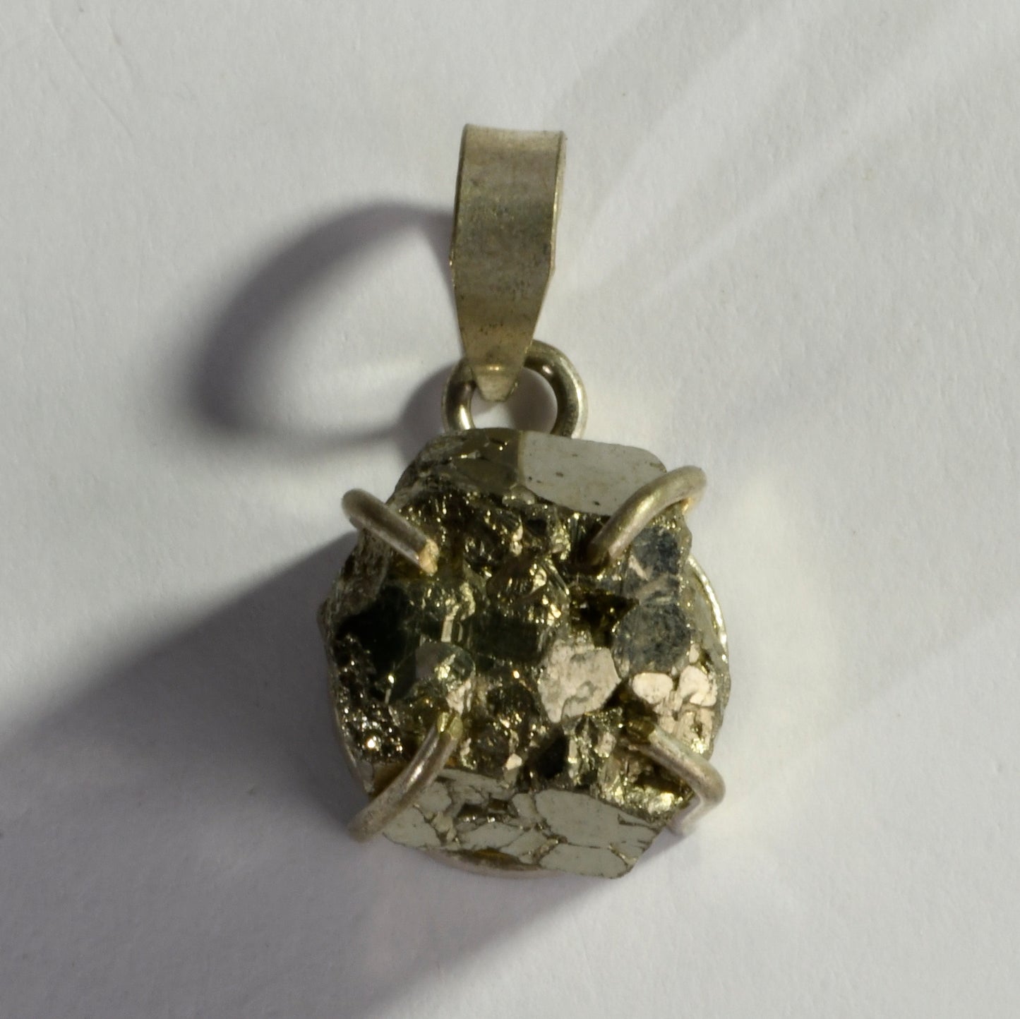 Real Pyrite Cluster Crystal and Stone Necklace Cluster Pendant Jewellery