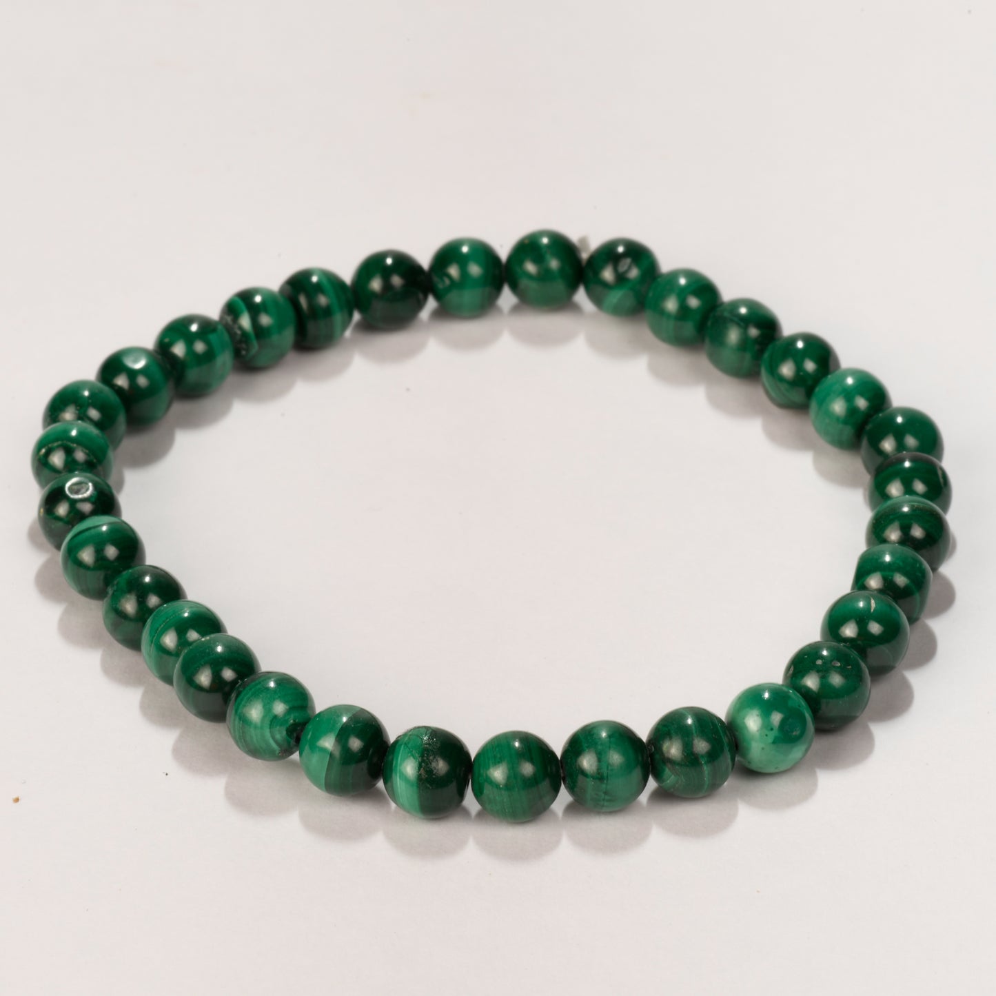 Real Malachite Bead Crystal and Stone Bead Bracelet Jewellery