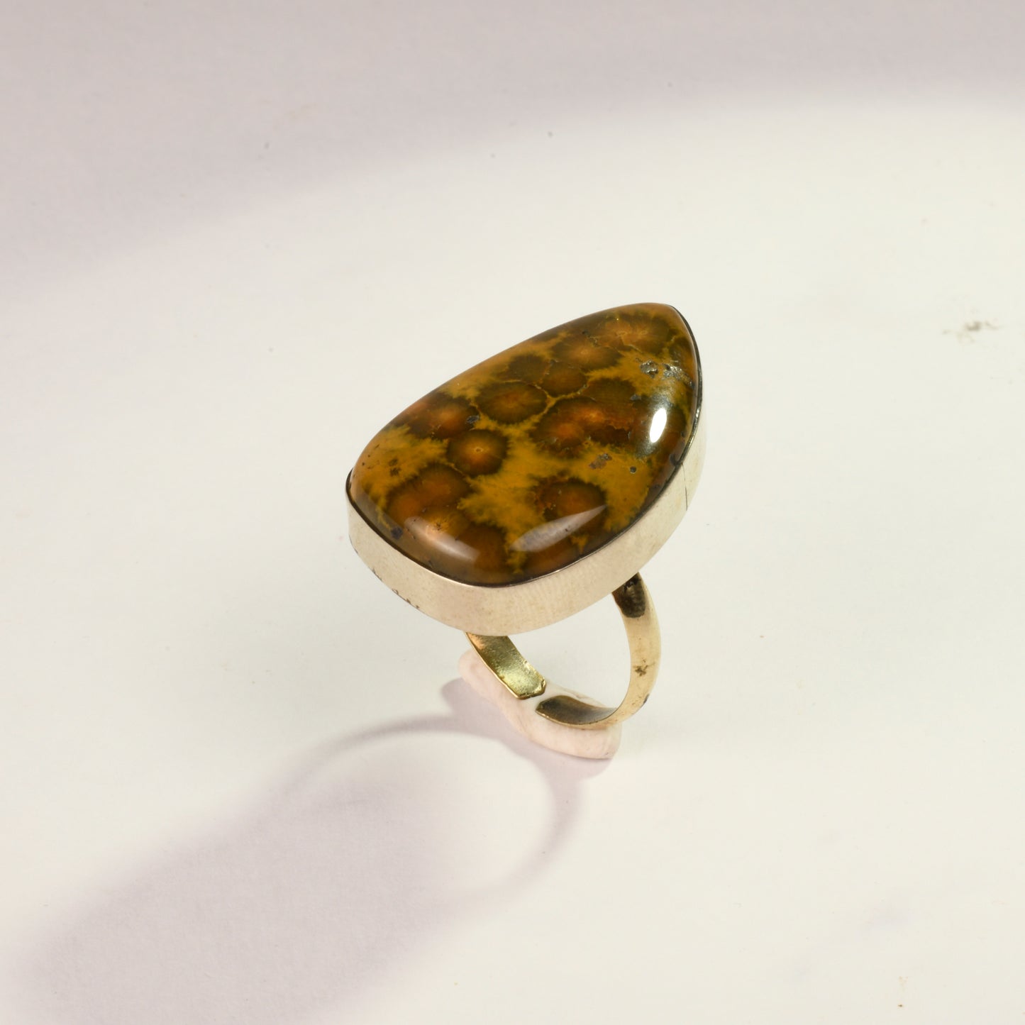 Real Ocean Jasper Crystal and Stone Ring Jewellery