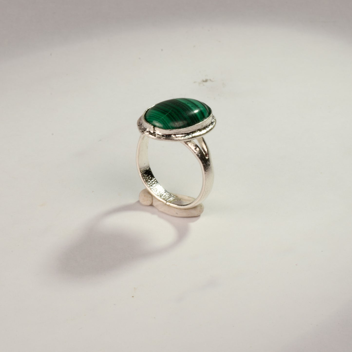 Real Malachite Crystal and Stone Ring Jewellery