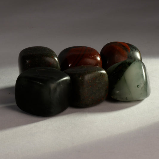 Real African Bloodstone Tumble Crystal Tumbles/Tumbled Stone