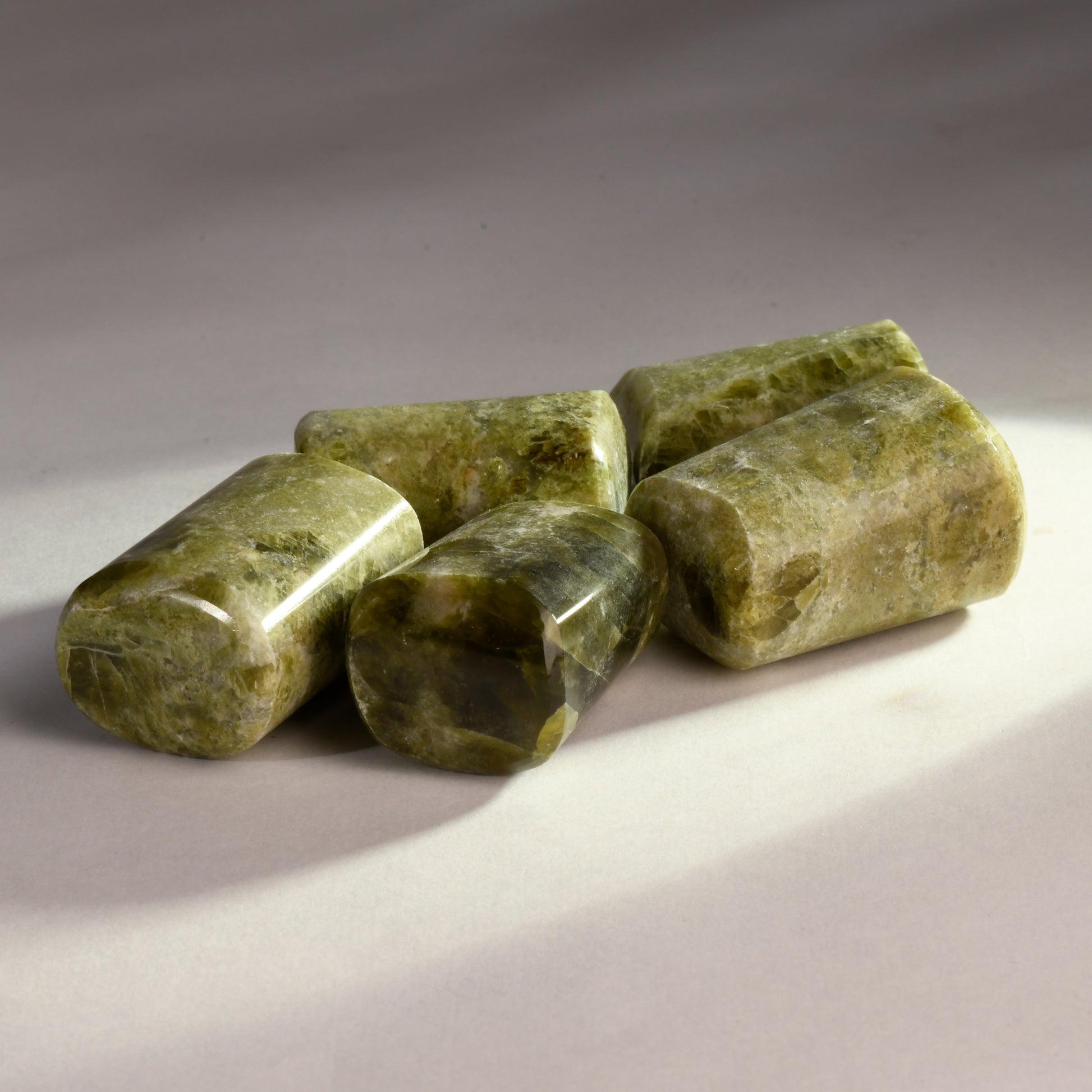 Real Vesuvianite Crystal Tumbles/Tumbled Stone