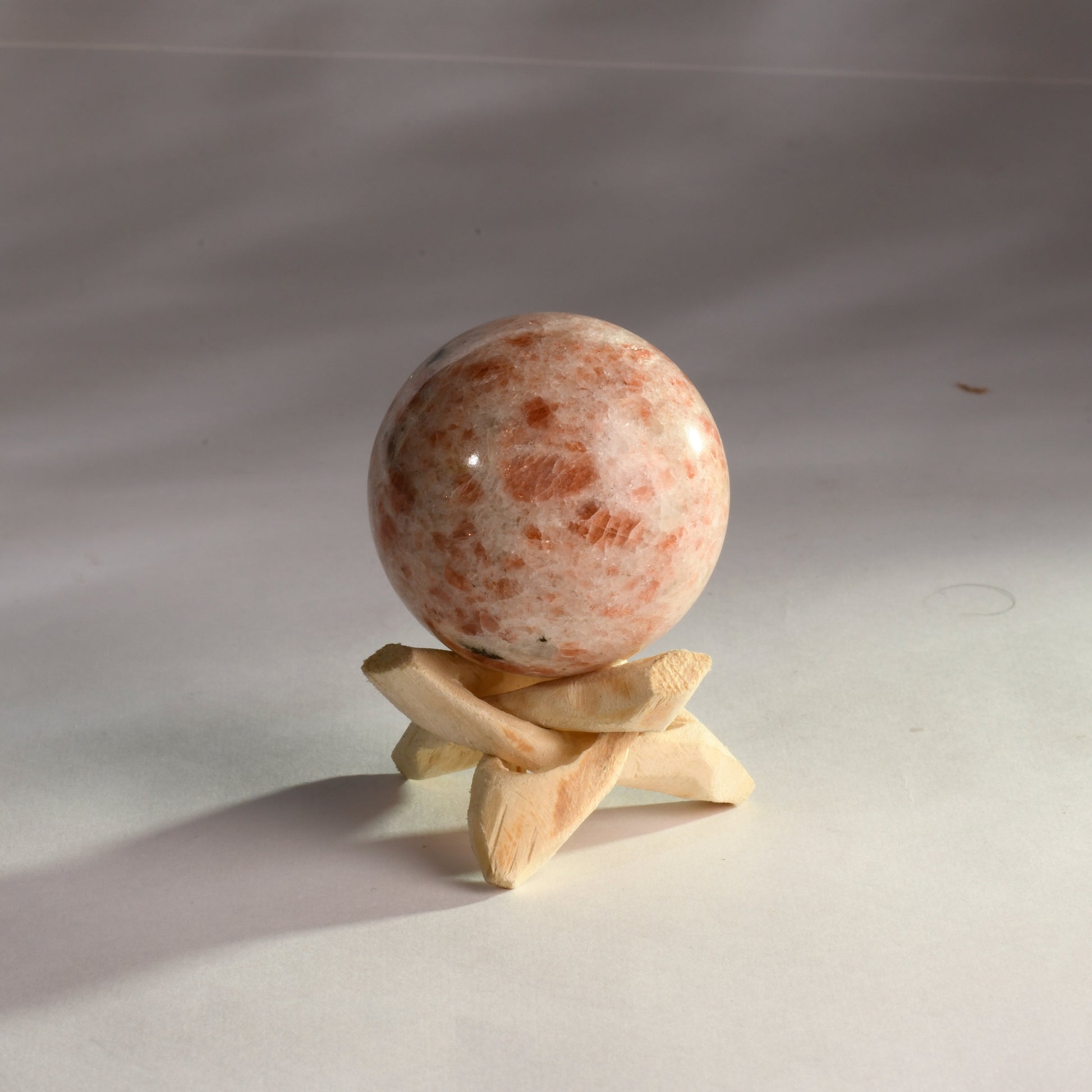 Real Sunstone Crystal Ball Sphere