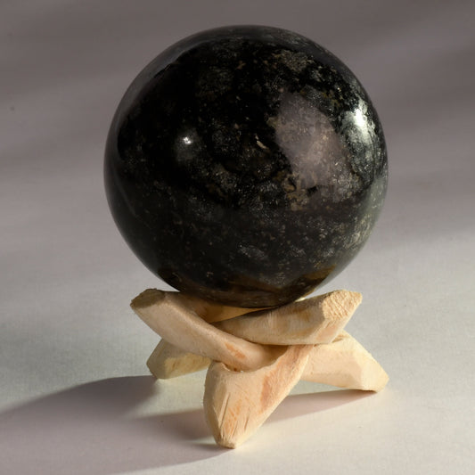 Real Nuummite Crystal Ball Sphere