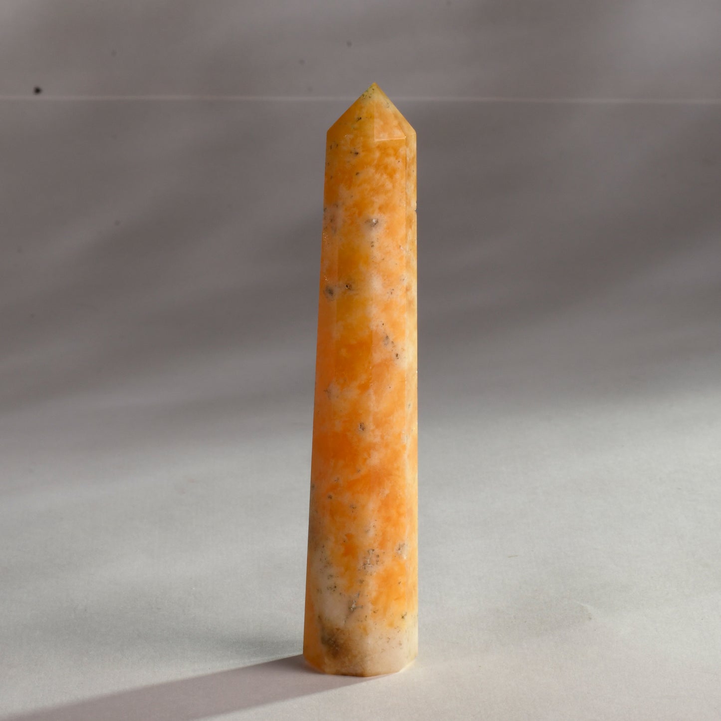 Honey Calcite Crystal Tower