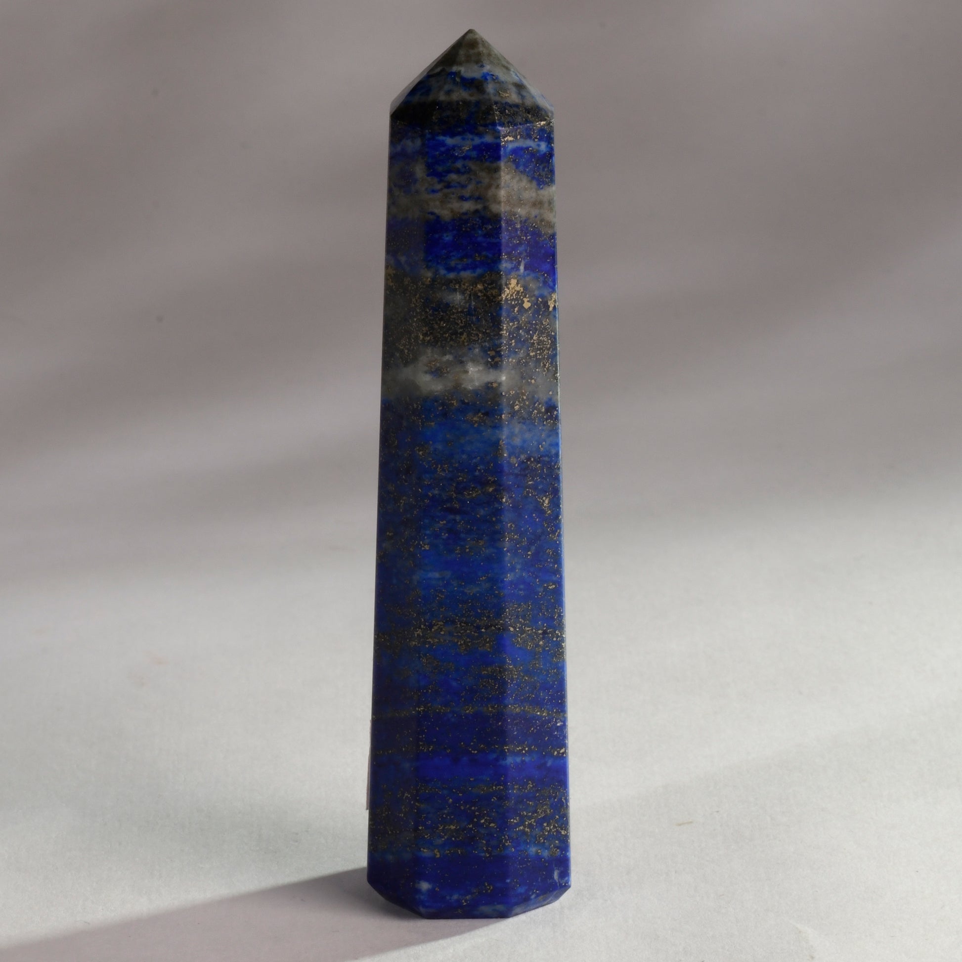 Real Lapis Lazuli Crystal Tower