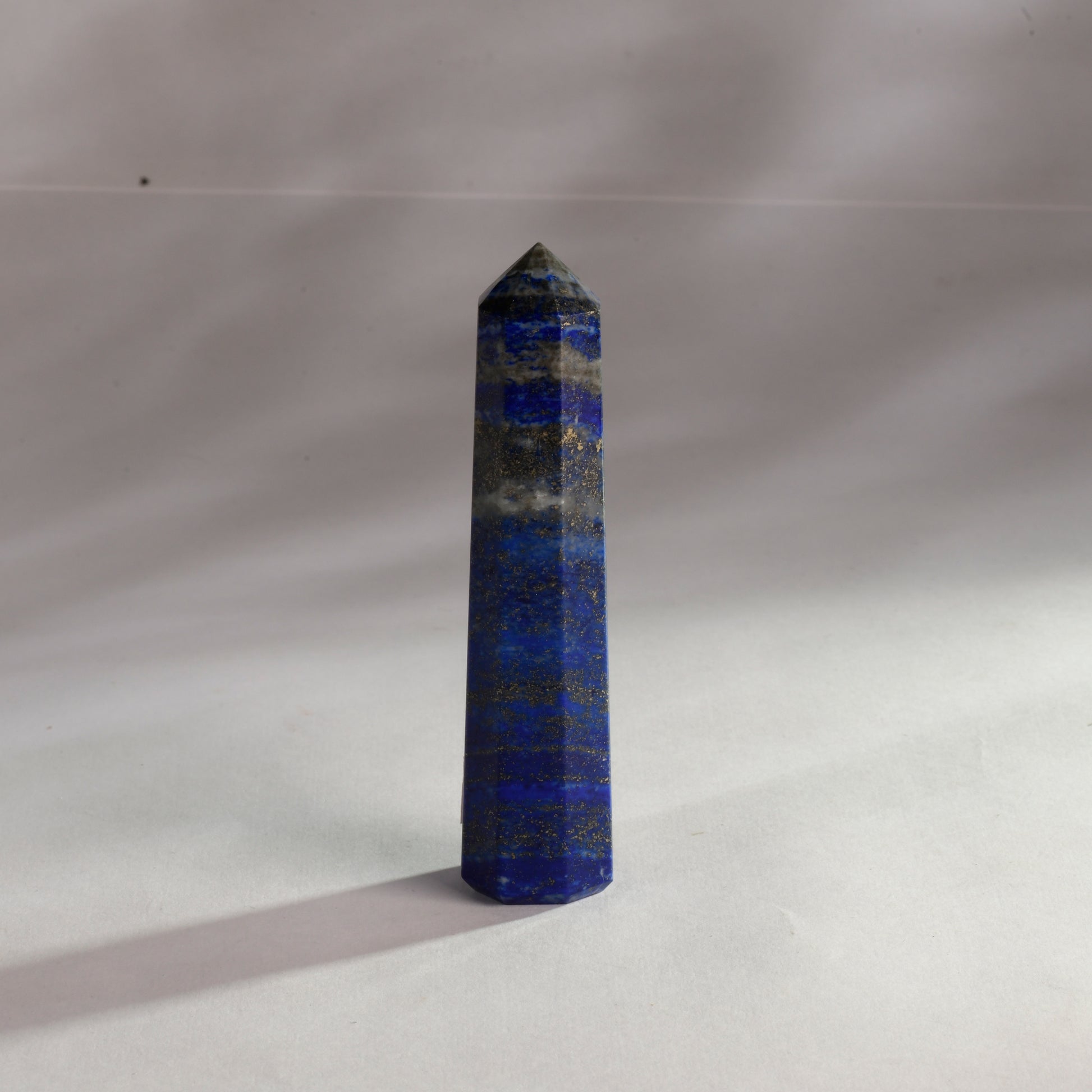 Real Lapis Lazuli Crystal Tower