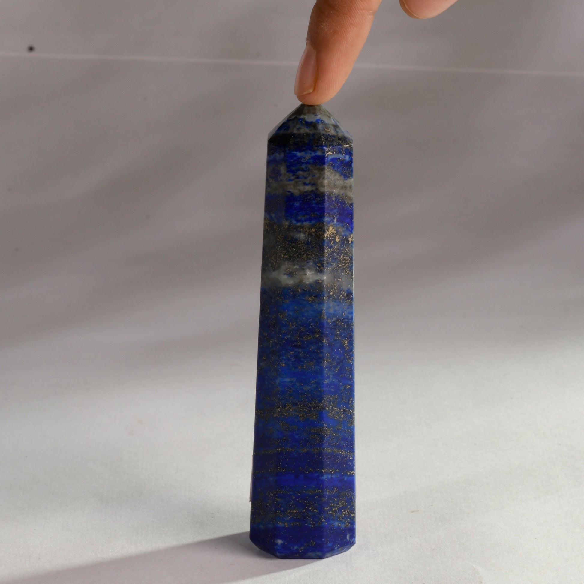 Real Lapis Lazuli Crystal Tower