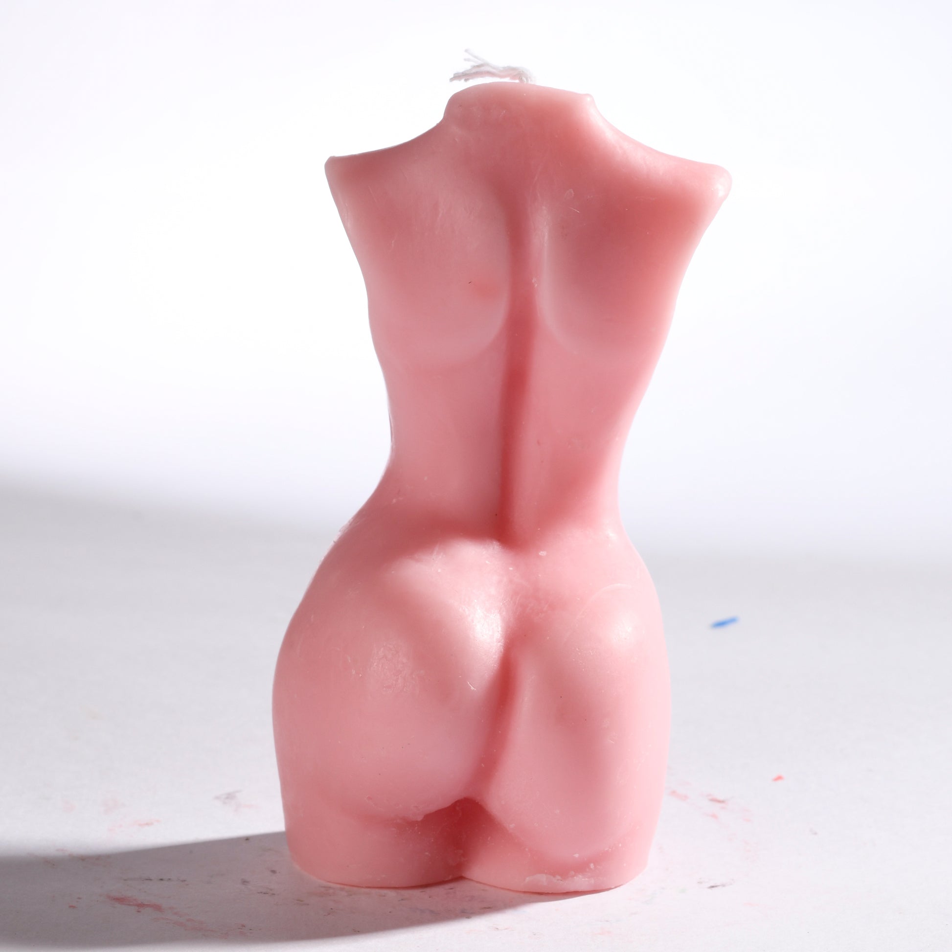 Real Realistic Female Torso Fit Figure Candle Pink