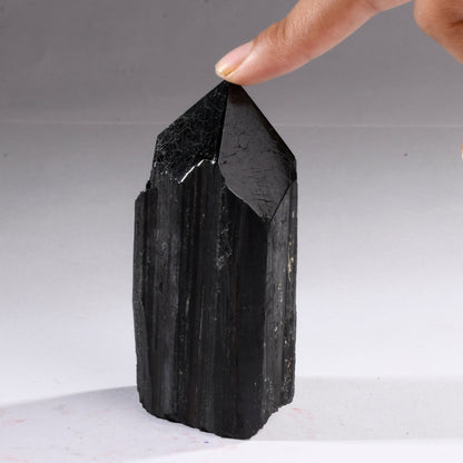 Real Black Tourmaline Crystal Raw Stone