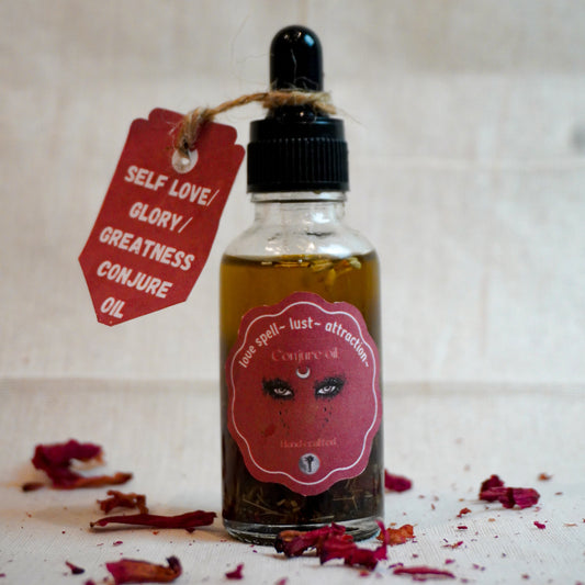 Love spell/ lust/ attraction conjure oil / Hoodoo Oil / Intention Oil