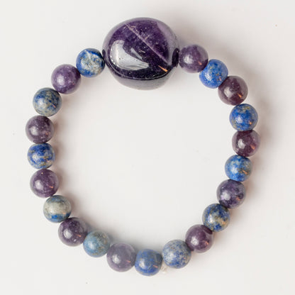 Spiritual Awareness, Psychic Healing And Protection, Self Empowerment  Crystal And Stone Combination Bracelet Jewellery