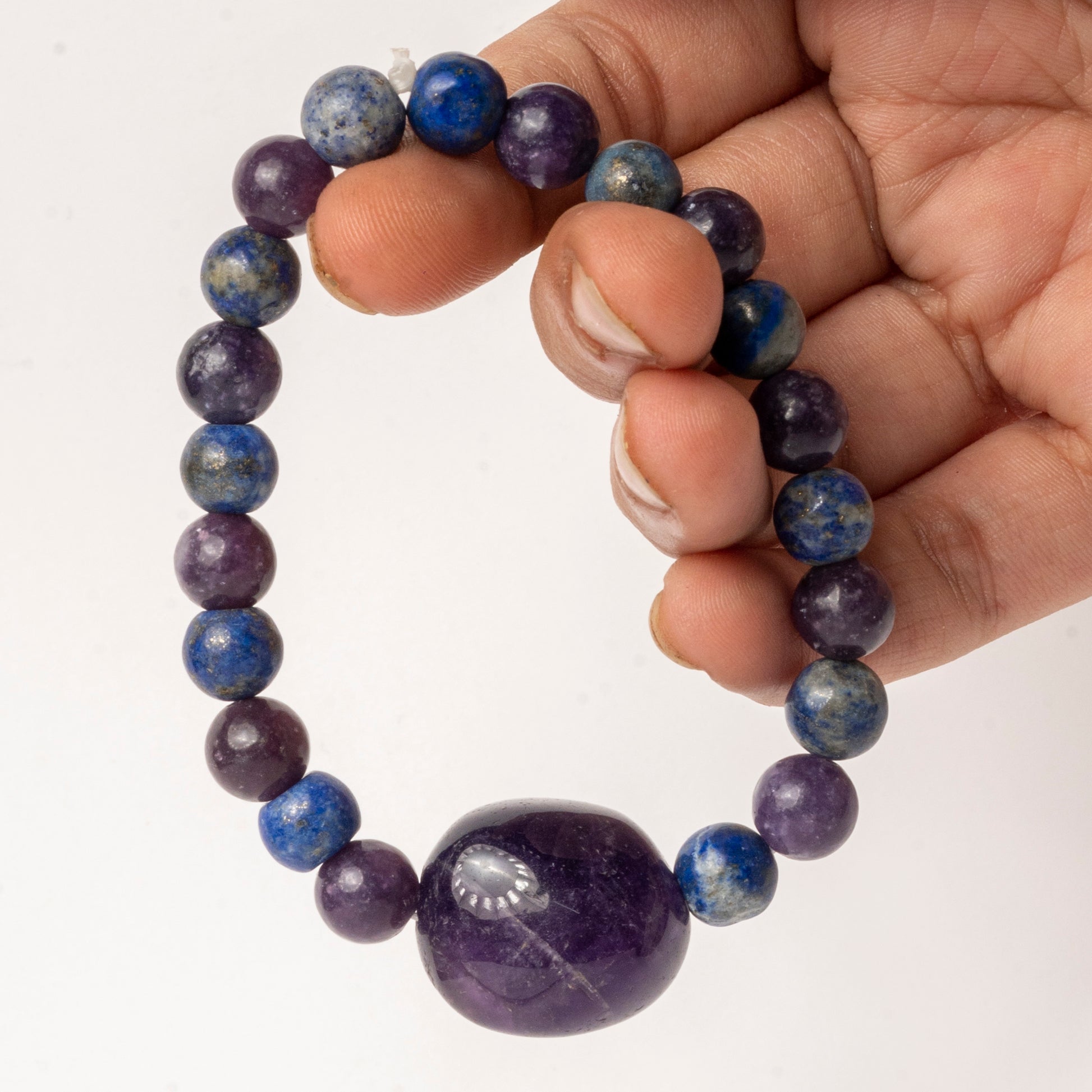 Spiritual Awareness, Psychic Healing And Protection, Self Empowerment  Crystal And Stone Combination Bracelet Jewellery