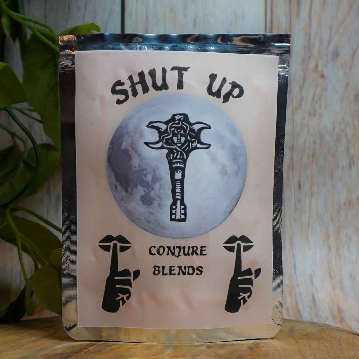 Real Shut-Up Hoodoo Powder Herbs / Conjure Blends