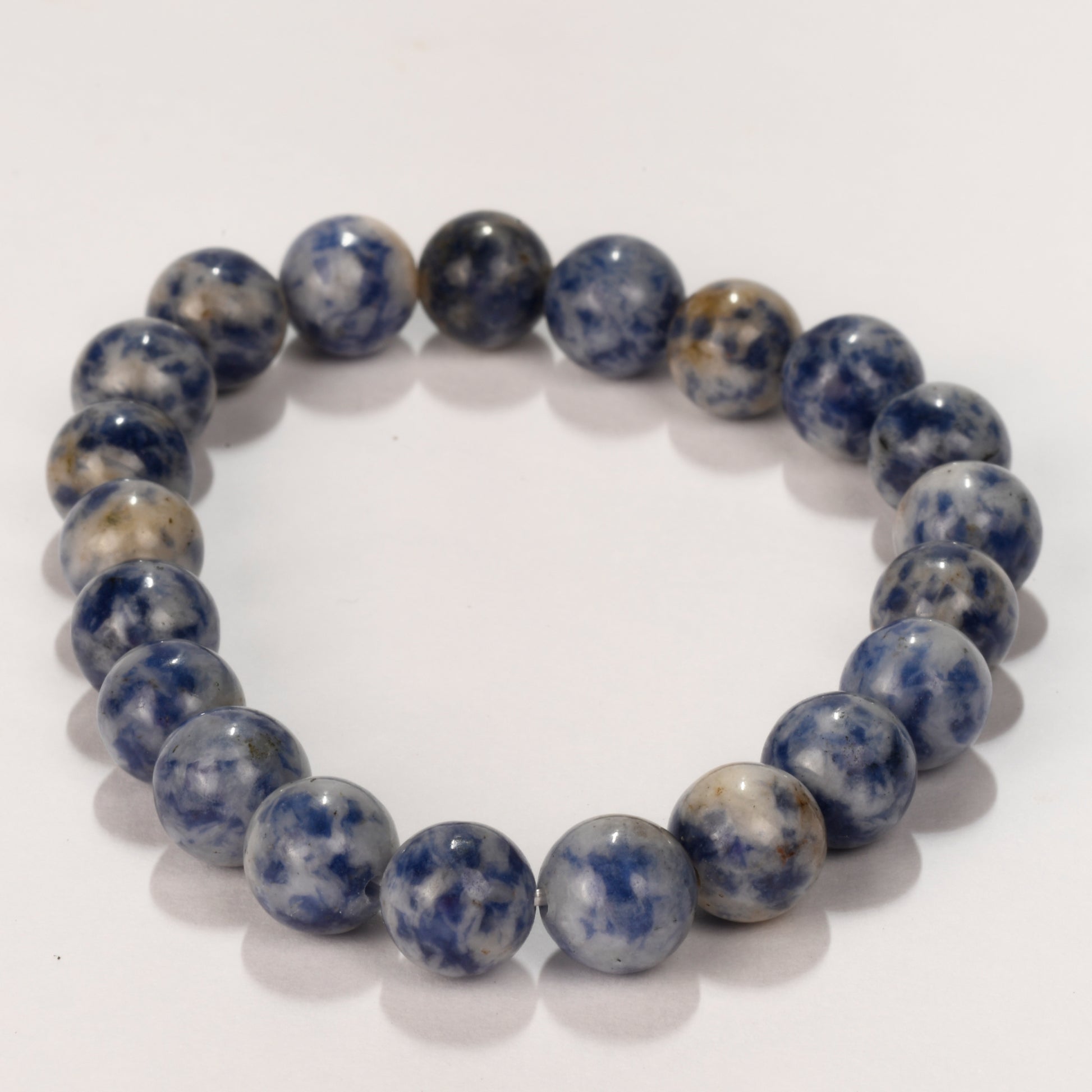 Real Sodalite Crystal and Stone Bead Bracelet Jewellery 8mm