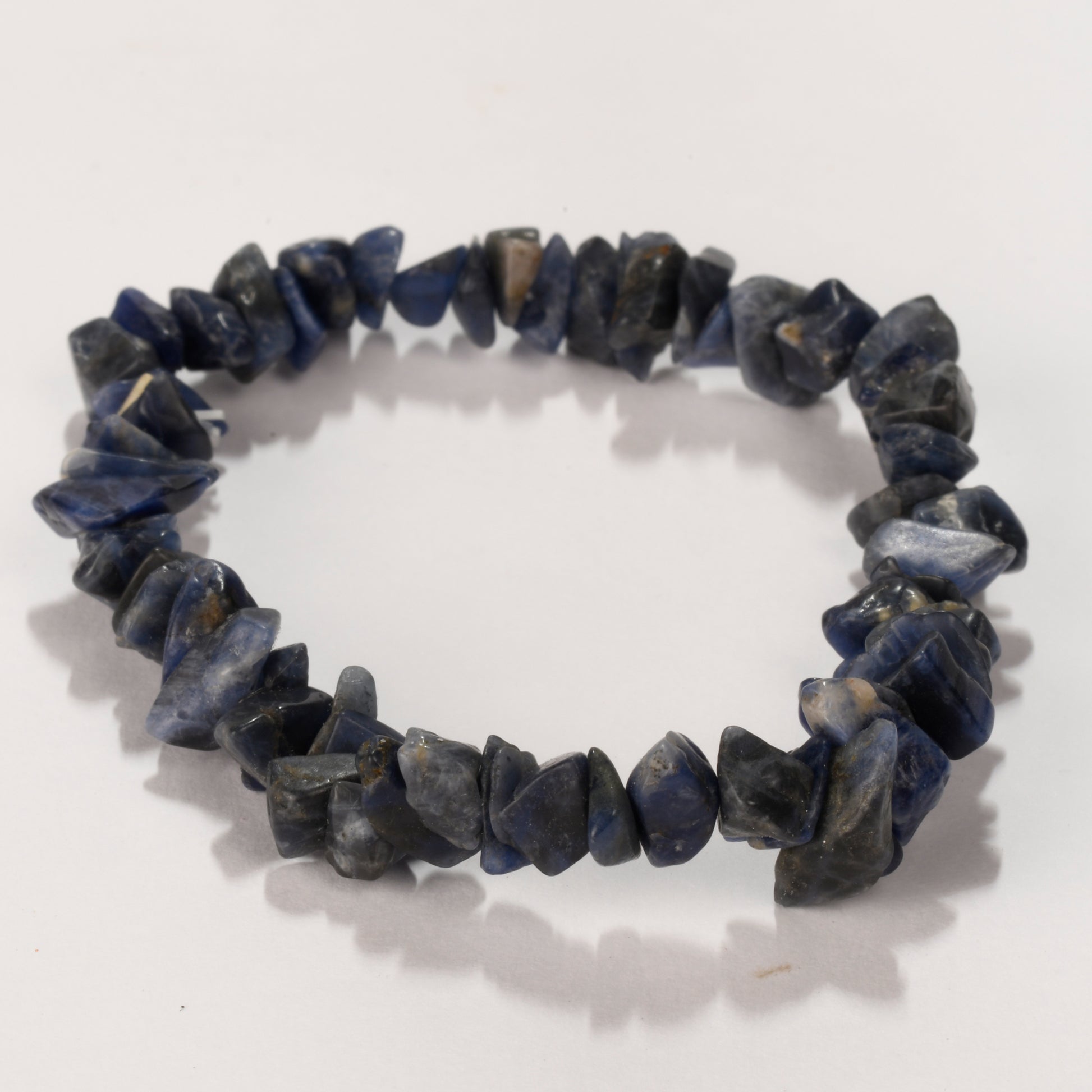 Real Sodalite Crystal and Stone Chip Bracelet Jewellery