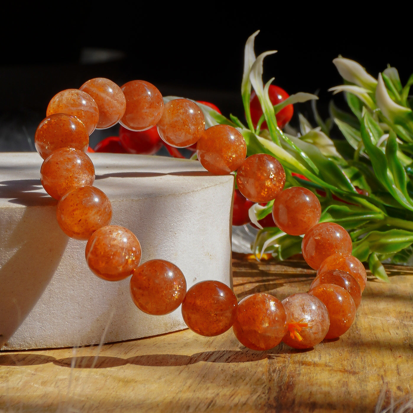 Oregon Sunstone Crystal Bracelet